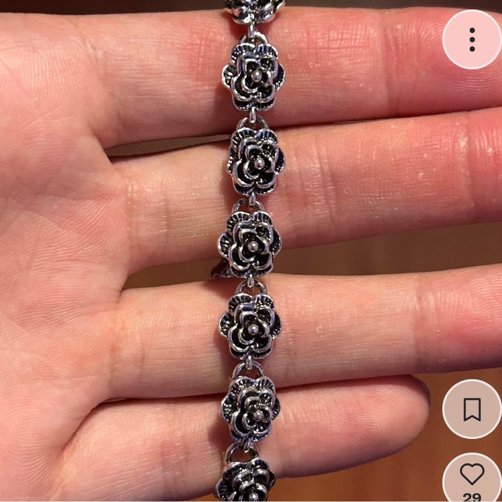 Y2K Custom Rose Bracelet